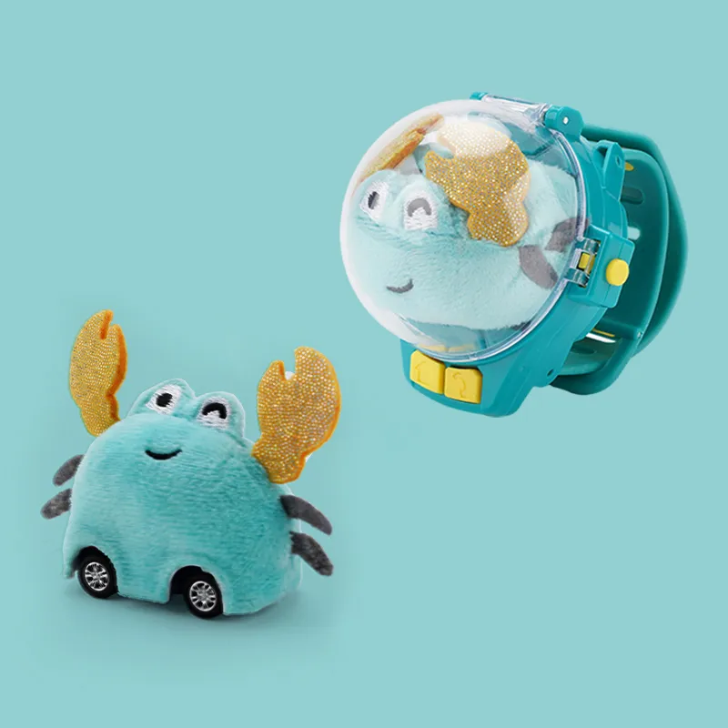 Montre jouet pour voiture : lumières LED, 2,4 GHz, cadeau d'anniversaire (lapin/crabe) – Image 8