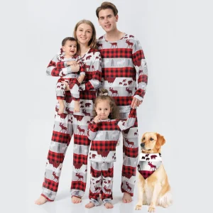 Ensemble de pyjamas assortis pour la famille comme cadeau de Noël
