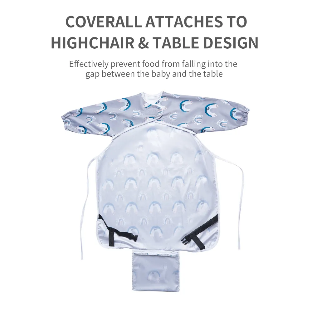 Bavoir imperméable à manches longues pour bébé – Image 6