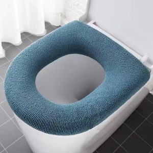 Housse de siège de toilette universelle, coussin doux et chaud