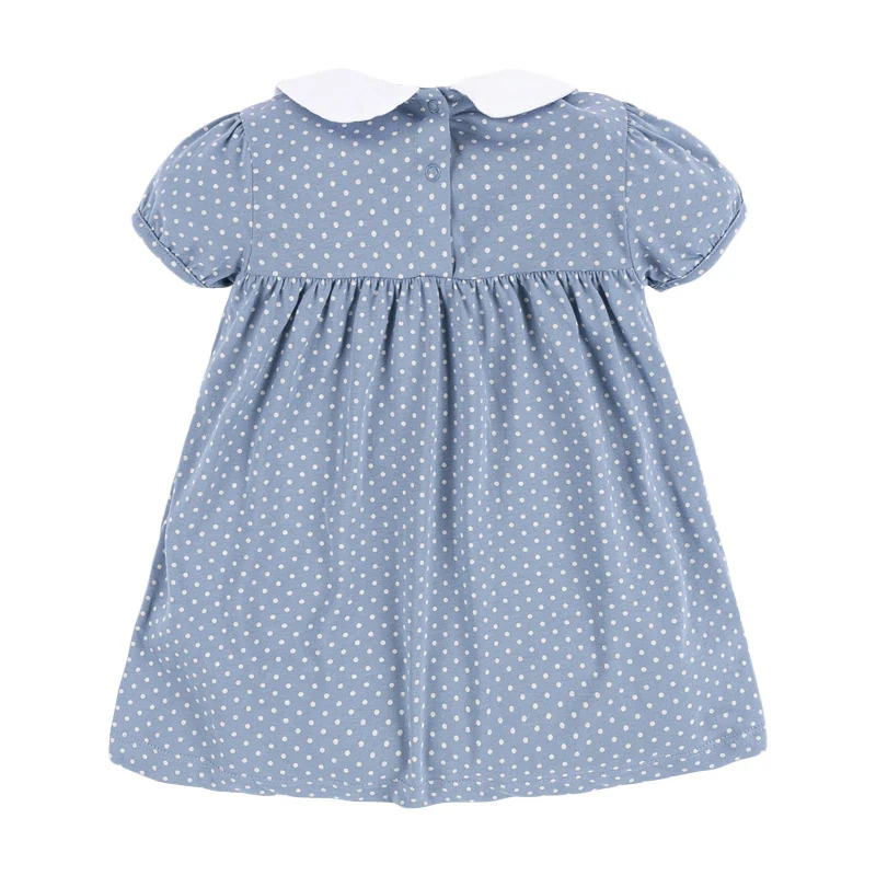 Vêtements bébé fille en coton à motif lapin appliqué : tenues décontractées d'été – Image 2