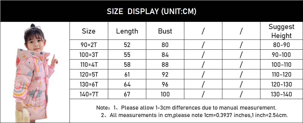 Nouvelle veste d'hiver à capuche pour enfants - Vêtements d'extérieur chauds en coton (2 à 7 ans) – Image 6