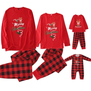 Ensemble pyjama de Noël assorti pour toute la famille