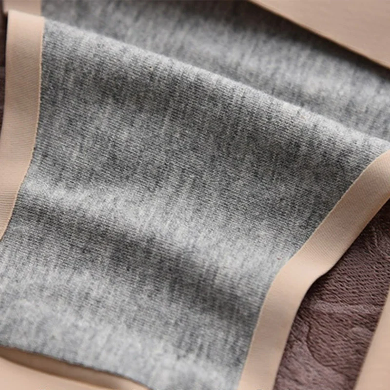 Culotte de maternité taille basse sans coutures – Sous-vêtement en coton doux en forme de V pour la grossesse et les soins post-partum – Image 4