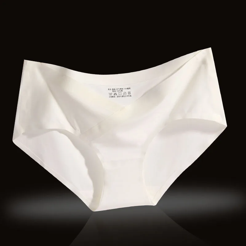 Culotte de maternité taille basse sans coutures – Sous-vêtement en coton doux en forme de V pour la grossesse et les soins post-partum – Image 8