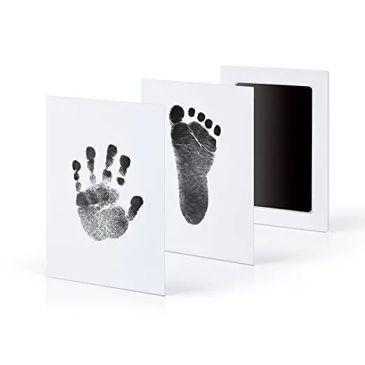 Kit d'empreintes de bébé non toxique - Souvenirs d'empreintes de mains et de pieds de nouveau-nés – Image 8