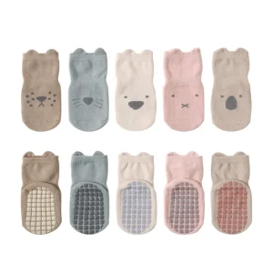 5 paires de chaussettes antidérapantes pour bébé - Accessoires pour tout-petits