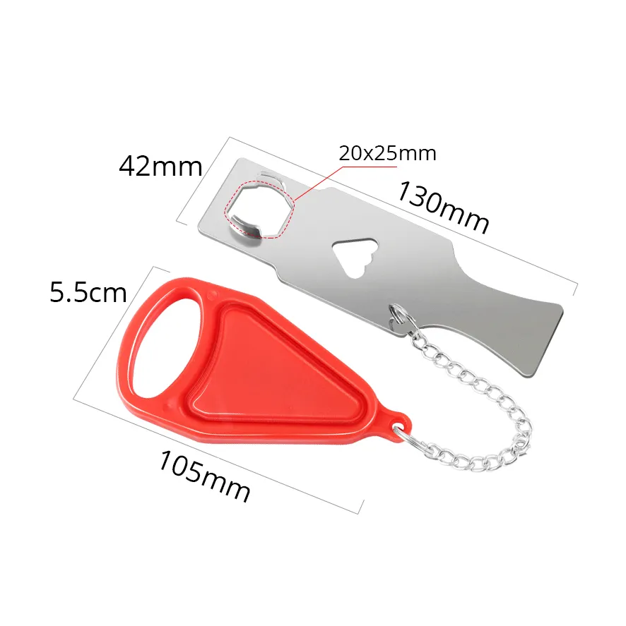 Serrure de porte portable sans clé - Sécurité de voyage et à l'épreuve des enfants – Image 6