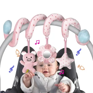 Jouets suspendus en spirale pour bébé : divertissement multifonction pour bébé