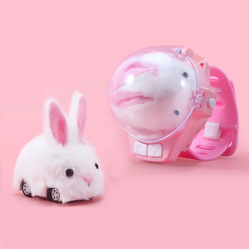 Montre jouet pour voiture : lumières LED, 2,4 GHz, cadeau d'anniversaire (lapin/crabe) – Image 7