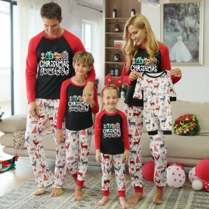 Pyjama de Noël familial, ensemble de vêtements assortis parent-enfant
