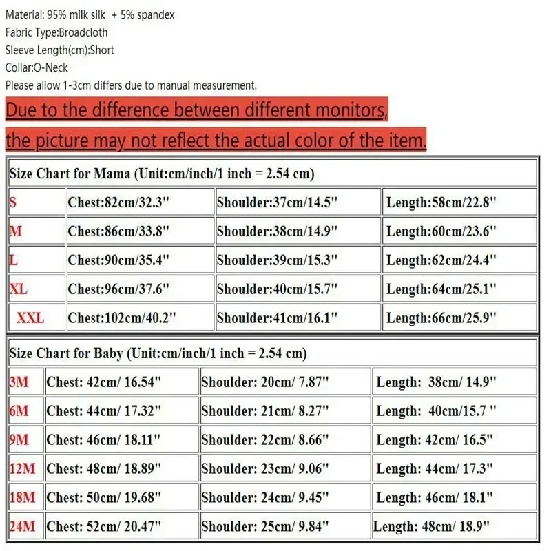 Tenues familiales assorties à imprimer MAMA/ONE pour anniversaire – Image 2