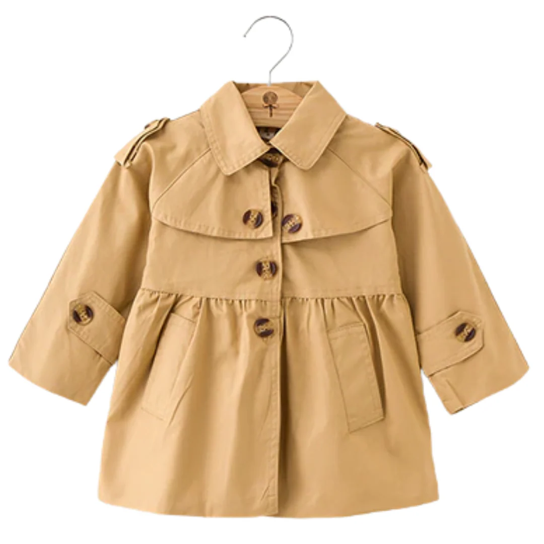 Trench-coat à simple boutonnage avec poches – Image 2