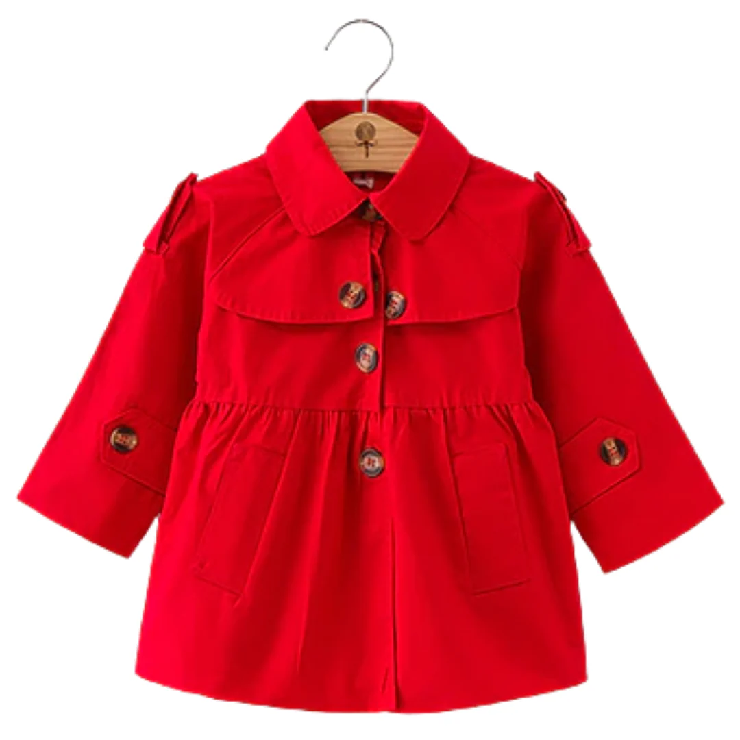 Trench-coat à simple boutonnage avec poches – Image 3