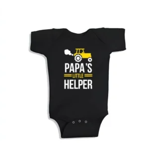 T-shirt assorti Papa et Papa's Little Helper pour père et fils
