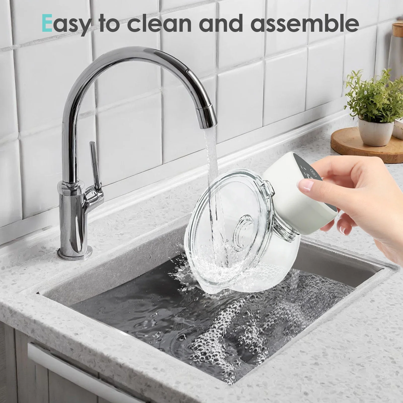 Tire-lait électrique mains libres avec 3 modes et 9 niveaux d'aspiration, confort silencieux, embout large angle 106° et conception anti-fuite pour voyages et travail – Image 4