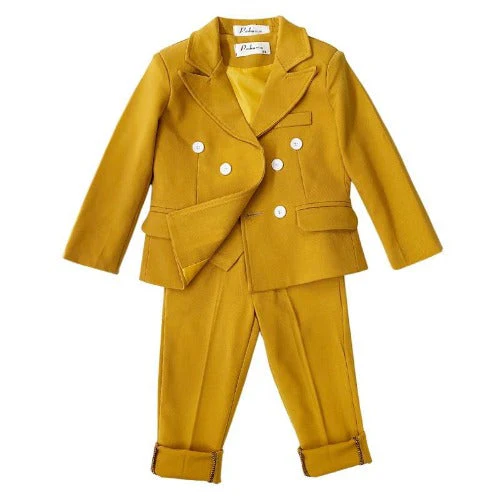Ensemble de costume formel orange – Image 3