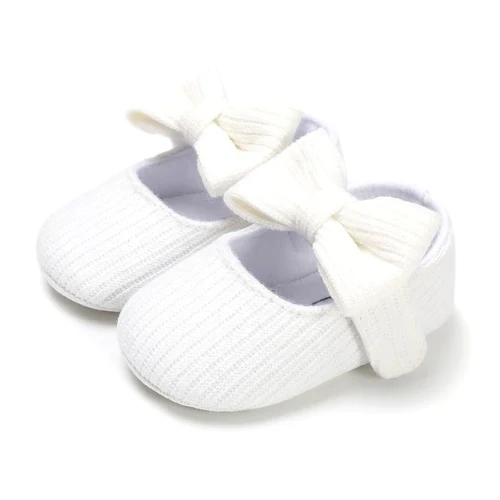 Chaussures bébé à clipser en ruban de coton – Image 2