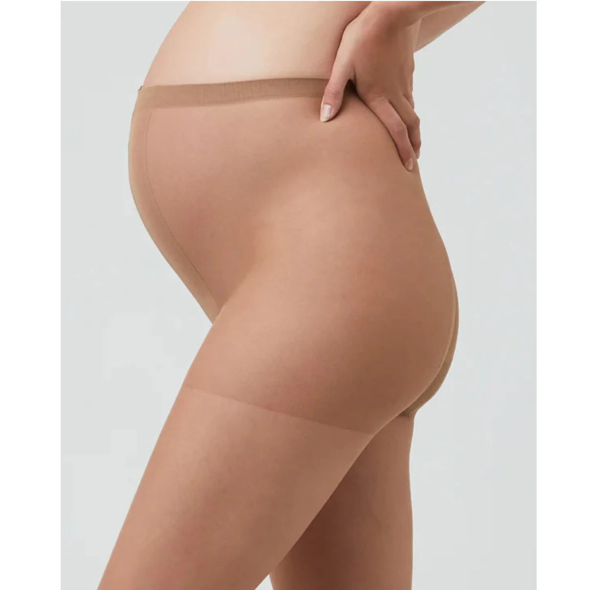 Bas de nylon camel – Image 2