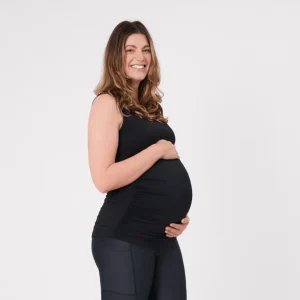 Camisole noire bambou