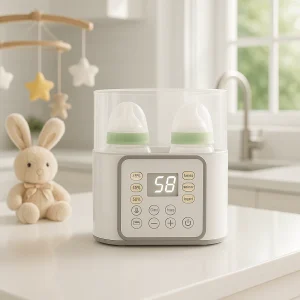 Chauffe Biberon BébéEasy™- Réchauffage Rapide et Sécurisé pour Repas de Bébé