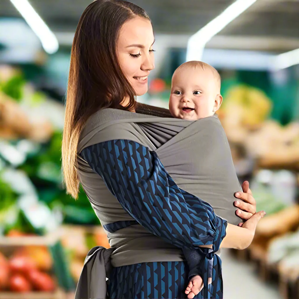 Écharpe de portage | BabyCarrier™- Coton-Extensible – Image 5