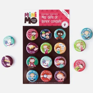 Ensemble d'aimants (12) Mes défis de bonne conduite