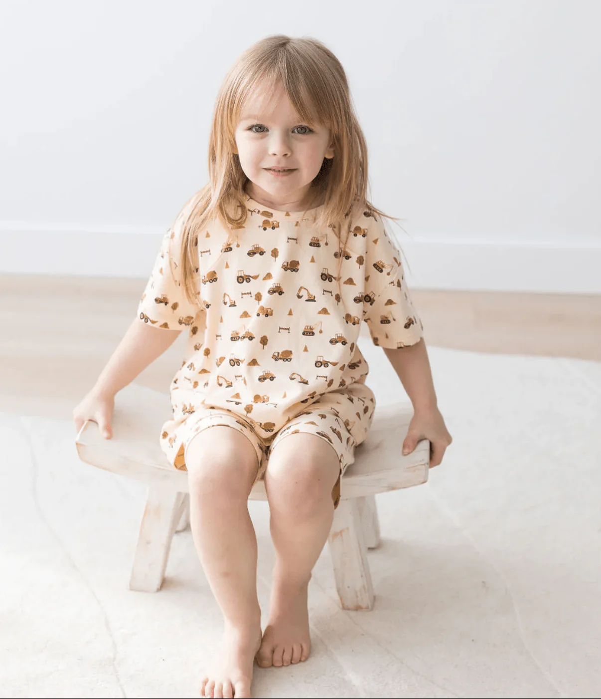 Ensemble short et t-shirt construction