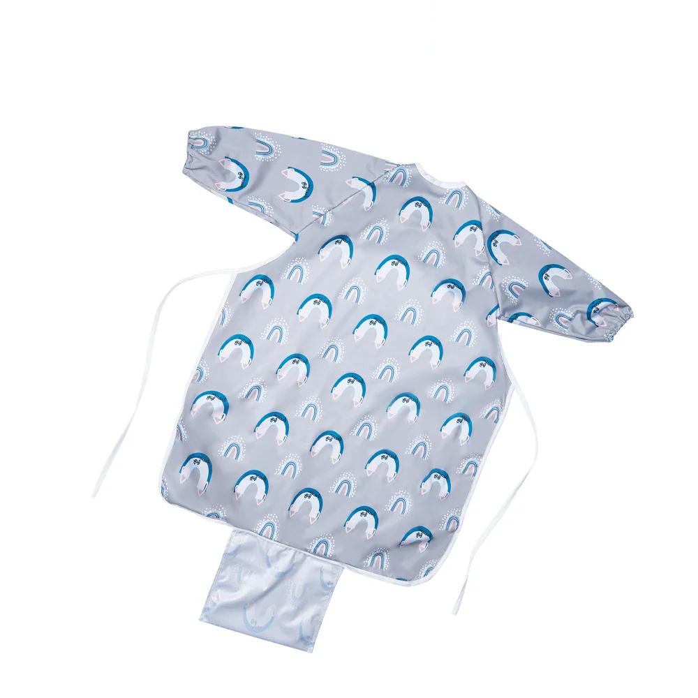 Bavoir imperméable à manches longues pour bébé – Image 9