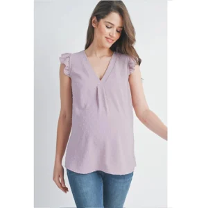 Haut maternité léger Lavande