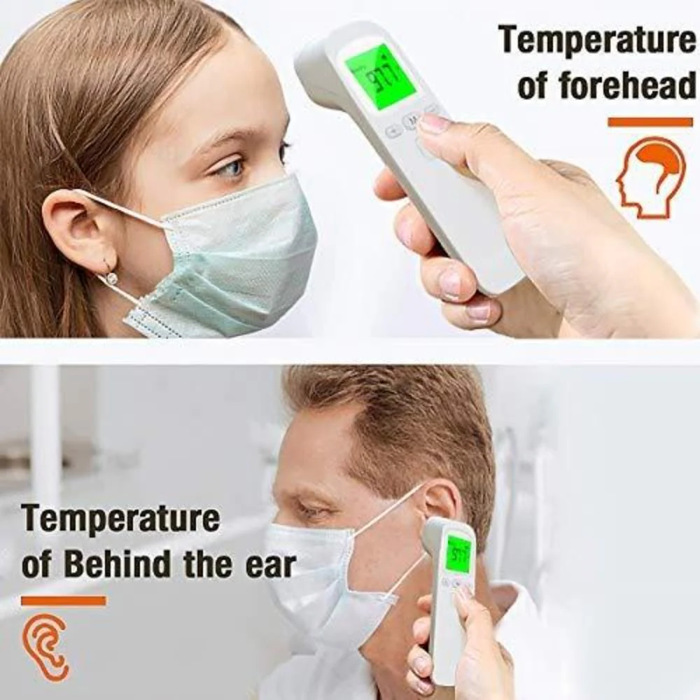 Thermomètre électronique automatique blanc – Image 3