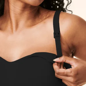 Intrigue soutien-gorge maternité allaitement noir