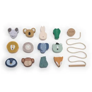 Jeu de perles à lacer Animaux