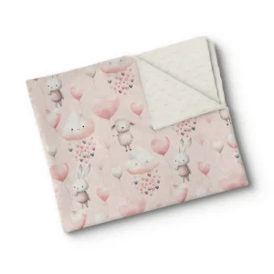 Minky Envolée de coeurs