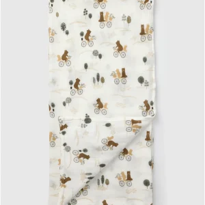 Mousseline Ours à vélo