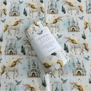 Mousseline Royaume des licornes