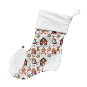 Pain d'épices rose - Bas de noël