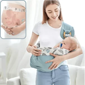 Echarpe de portage aérée - Porte echarpe bebe été confortable BébéRespir™ respirant