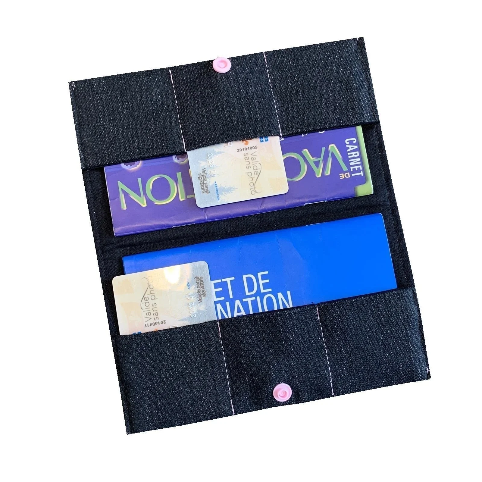 Protège carnet de santé Arcs-en-ciel fleuris – Image 2