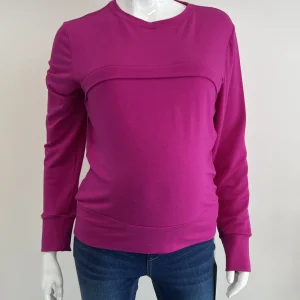 Rebecca framboise pull allaitement