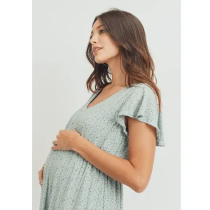 Robe de maternité col V