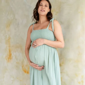 Robe Larissa vert océan