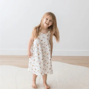 Robe mousseline licorne