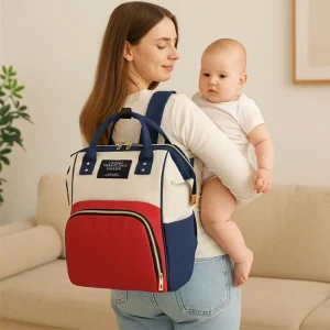 Sac à dos à langer BébéMommy - Sac a langer bebe multifonctionnel pour bébé avec rangements