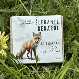 Savon Élégante renarde - Lait de coco & sel de l'Hymalaya