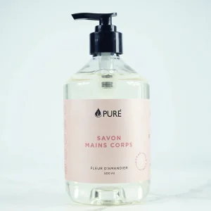 Savon mains et corps  500 ml Pure Fleur d'amandier