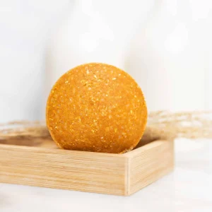 Shampoing solide orange (cheveux blonds châtains cuivrés)