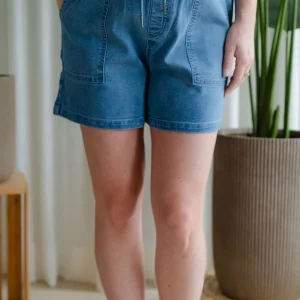Short denim décontracté