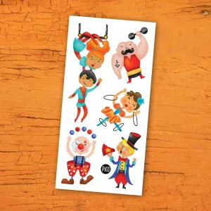 Tatouage temporaire Le cirque acrobatique