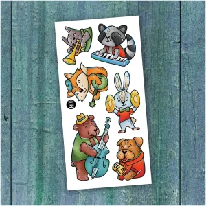 Tatouages Bande musicale d'animaux